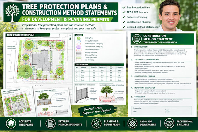 design tree protection plans and method statements