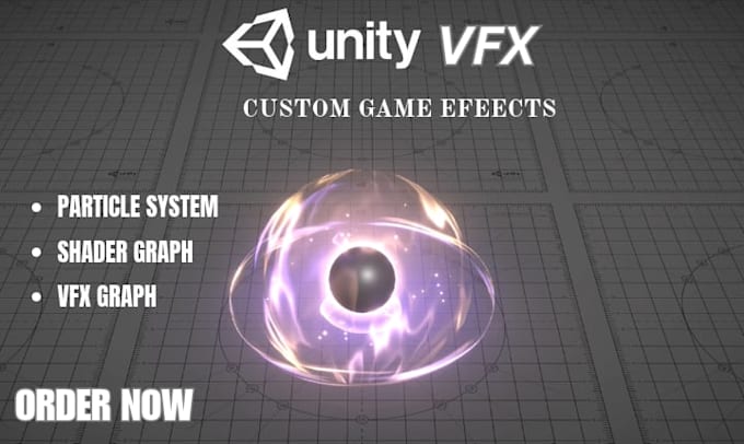 create custom unity vfx graph, shader graph and particle effects for games