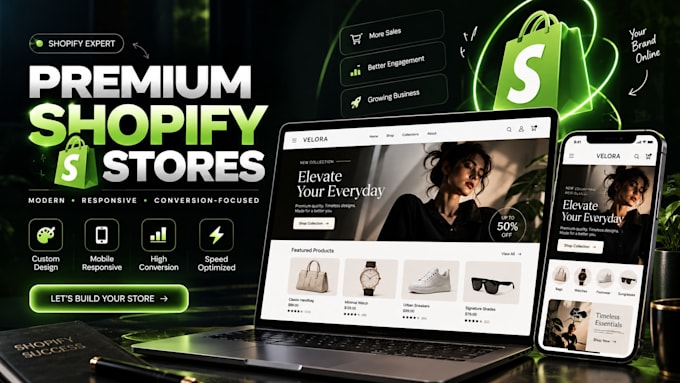 build a premium shopify store