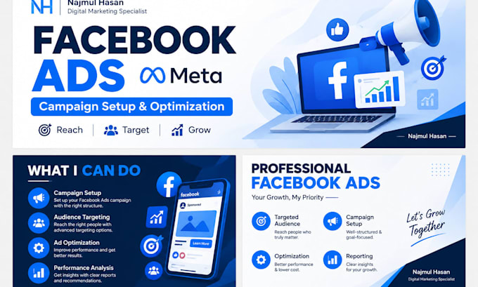 create and manage facebook ads campaigns