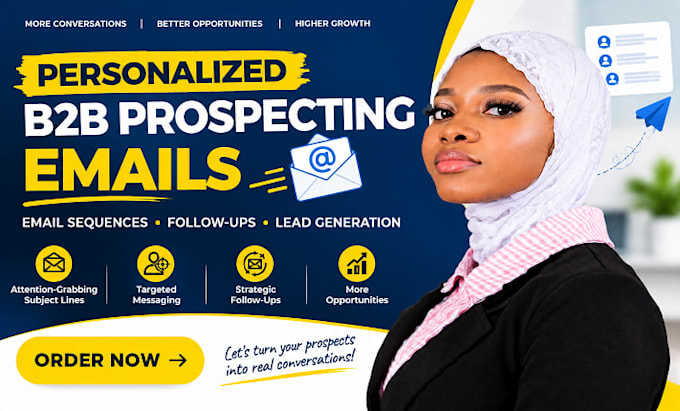write personalized b2b prospecting email sequences for lead generation