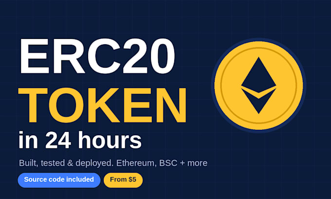 create a custom erc20 or bep20 token with verified contract