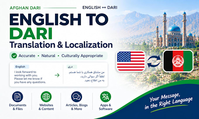 translate english to perisan, farsi accurately and naturally