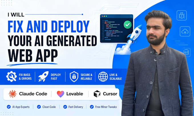 fix and deploy your ai generated web app