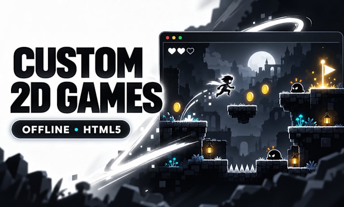 create custom 2d HTML5 games