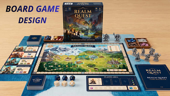 create a board game design and game documentation