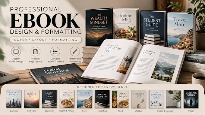 design, format and create a professional ebook