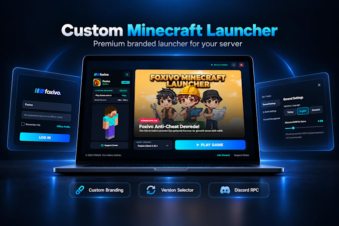build a custom minecraft launcher for your server
