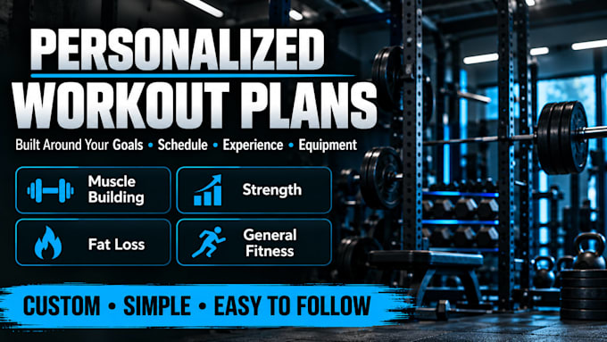 create a personalized workout plan