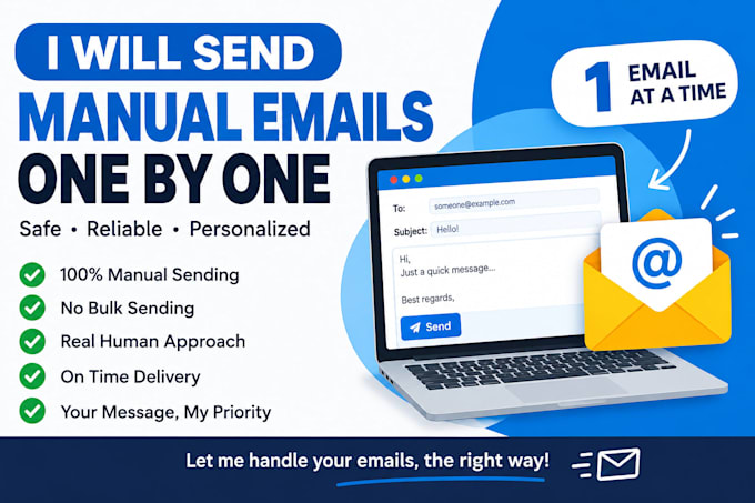 manually send emails one by one