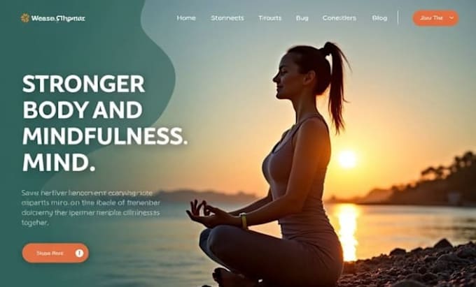 design squarespace pilates studio website online class booking fitness website