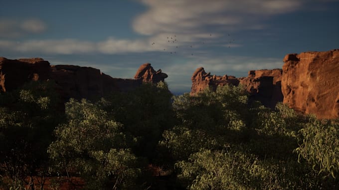realistic 3d game environment, unreal engine environment, unity 3d environment