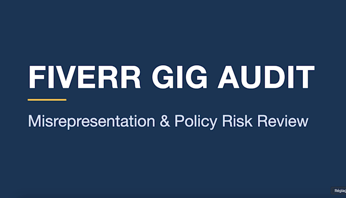 audit your store for google merchant center misrepresentation