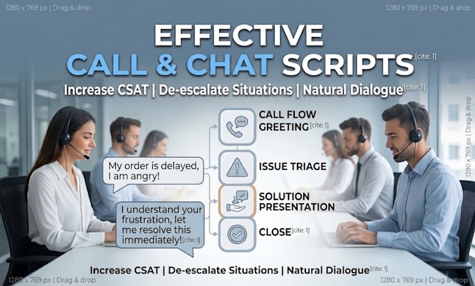 write custom customer service sops scripts and escalation flows