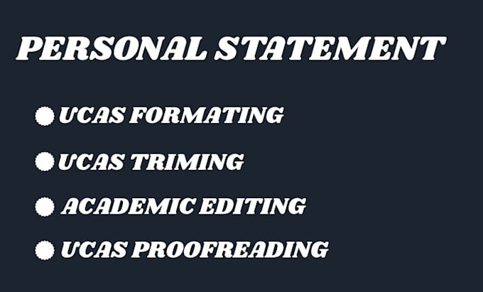 edit polish your personal statement or college essay