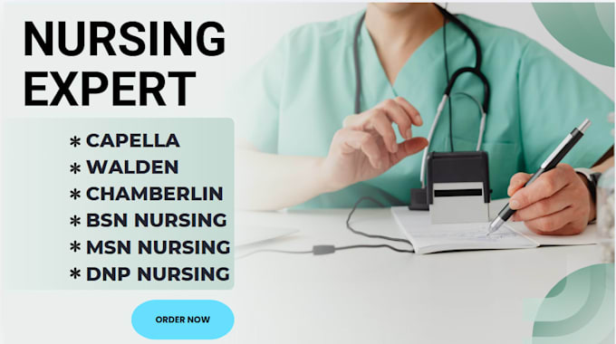 do capella, walden, chamberlain, concept map and dnp nursing