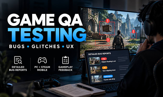 play test and review your game on steam