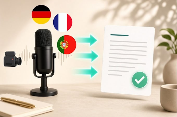 do audio and video transcriptions