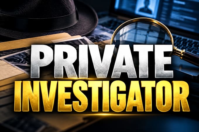 provide professional private investigator and osint services
