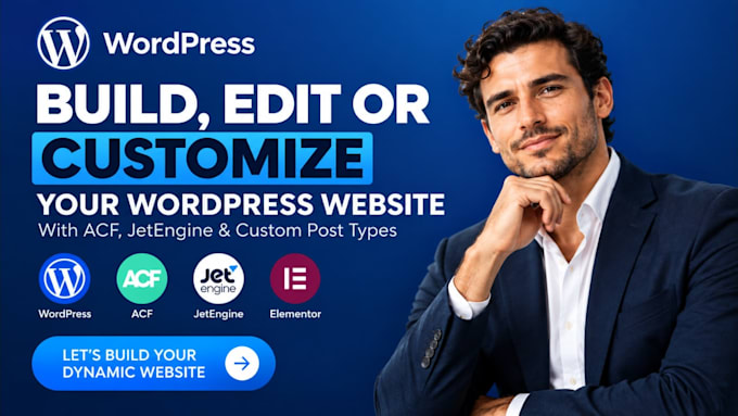 build wordpress acf jetengine dynamic listings and custom post types