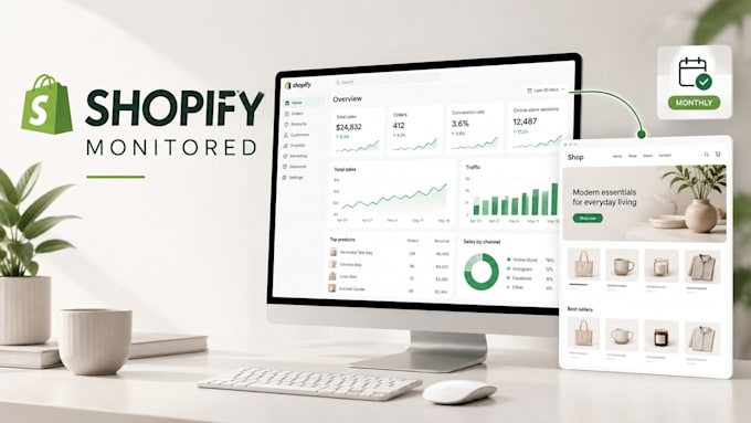 provide monthly shopify store maintenance and support