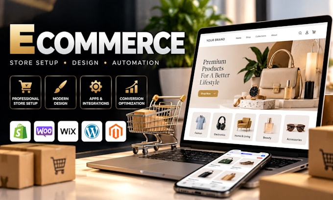 build, redesign, customize, or optimize your online store