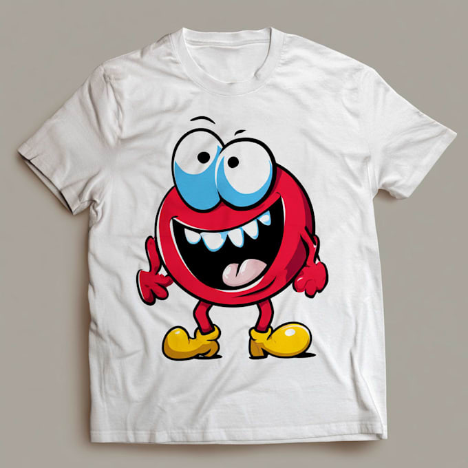 draw a custom funny meme t shirt design