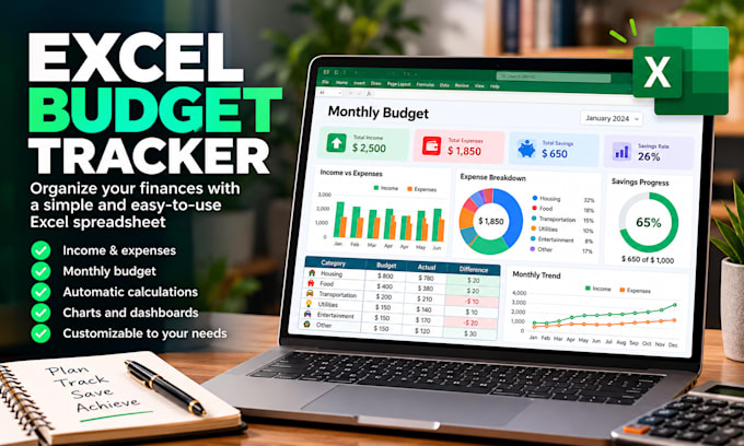 create an excel budget tracker