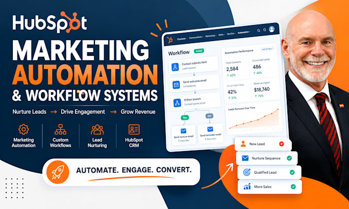 build hubspot marketing automation and workflow systems