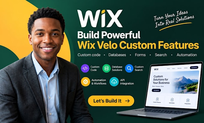 build wix velo custom features, code, search, cms automation and api integration