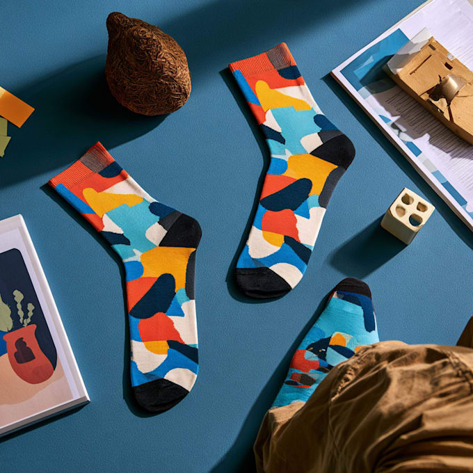 design custom and unique socks design