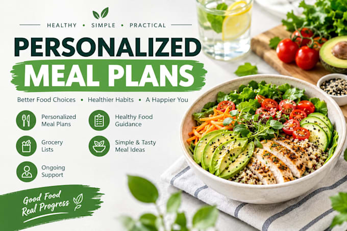 create a personalized healthy meal plan and food coaching