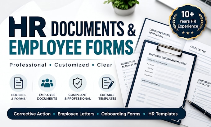 create or improve your HR documents and employee forms