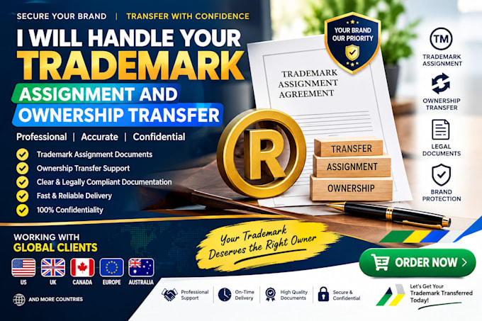 handle your trademark assignment and ownership transfer