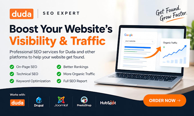 duda SEO and expert in drupal, joomla, prestashop, hubspot