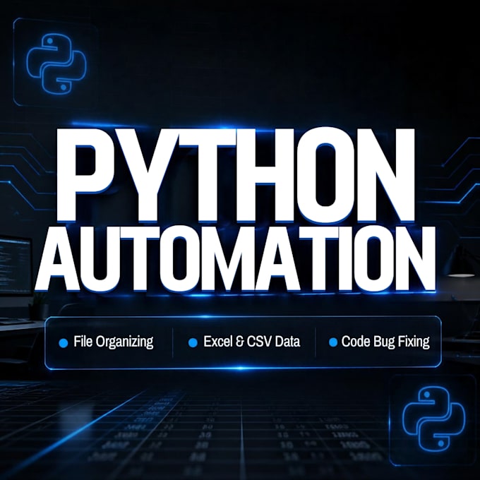 write a python script to automate your files and excel data