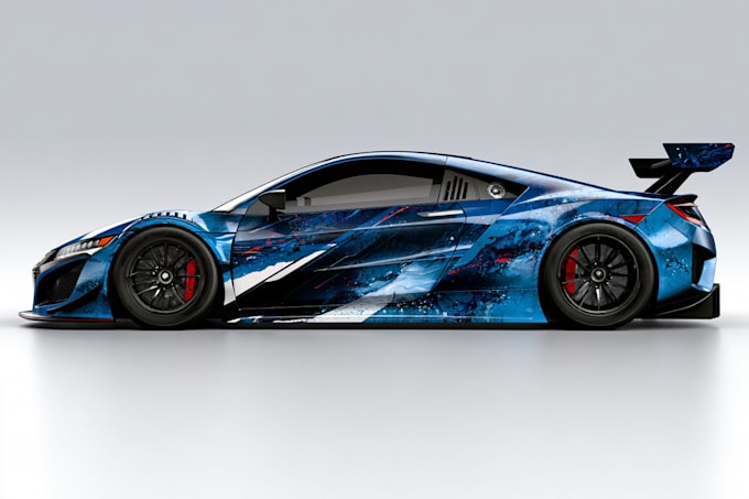 vehicle wrap design, car wrap design, van wrap design