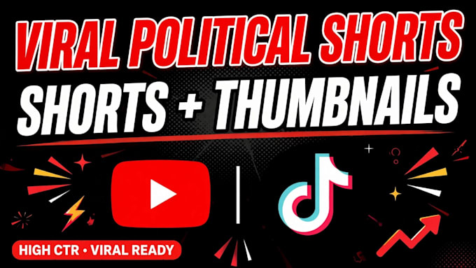 edit viral political shorts with thumbnails