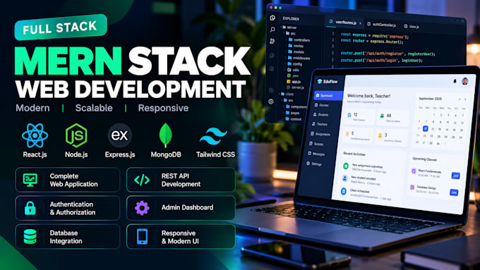 build a full stack mern web application with react and node