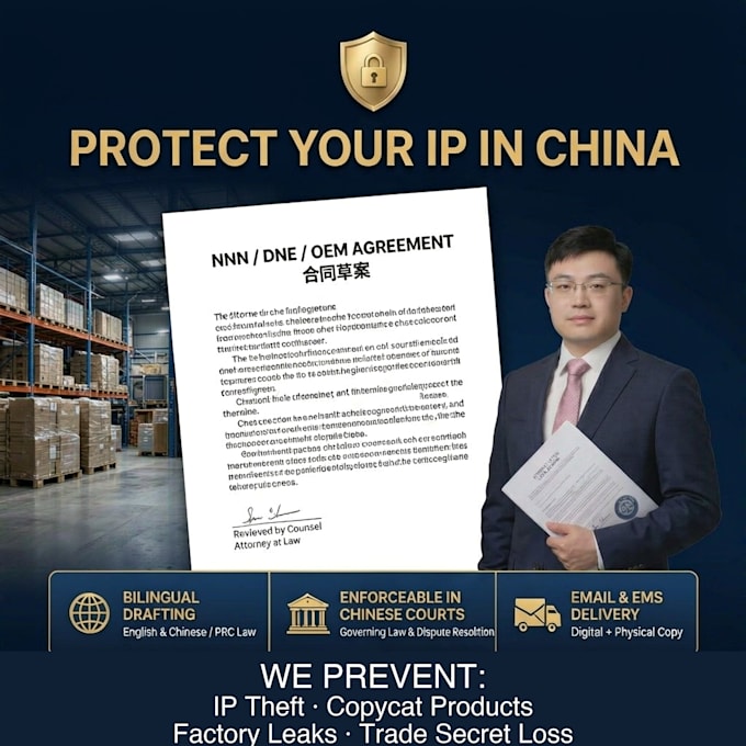 draft a bilingual nnn agreement enforceable in china