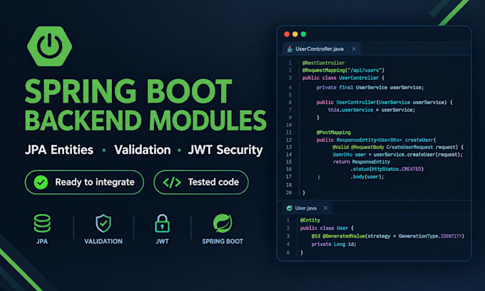 build a spring boot rest API module with jwt authentication