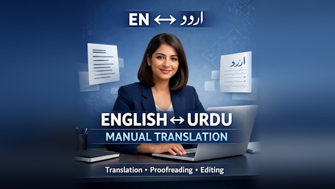 english to urdu translation and proofreading
