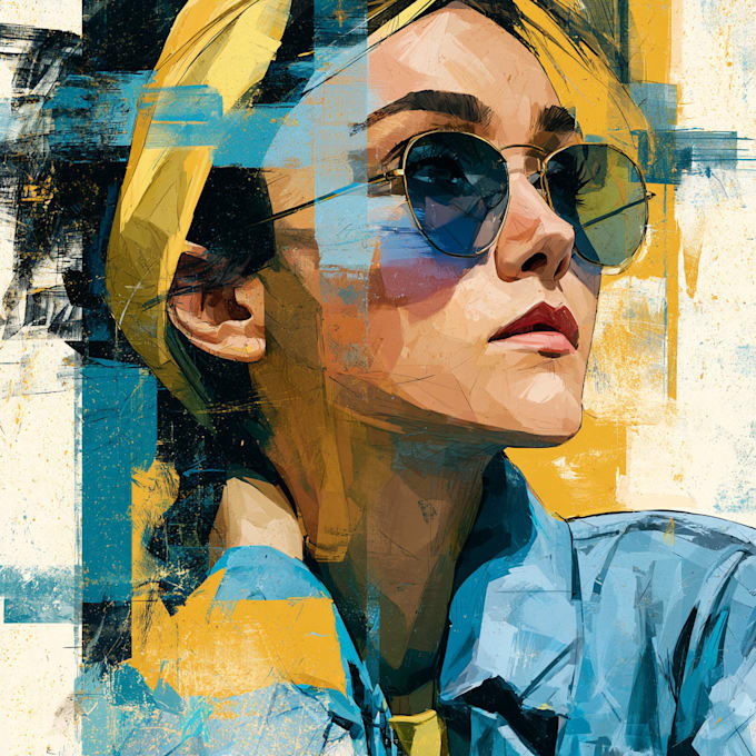 create minimalist abstract illustrations for branding and digital design