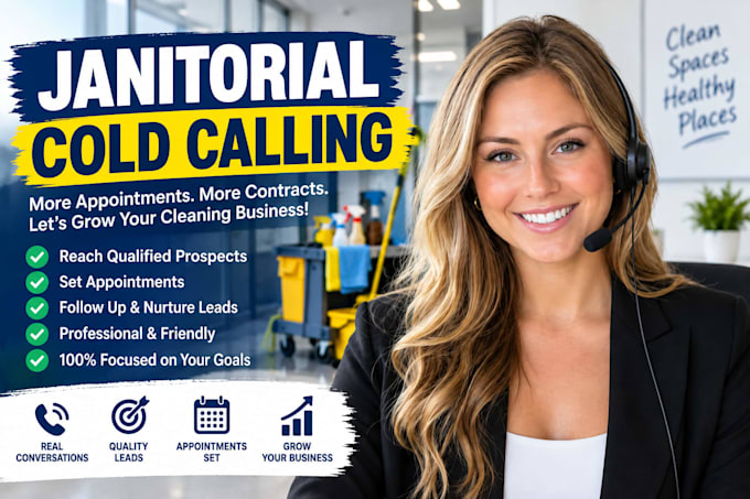 janitorial cold calling and janitorial cleaning service cold calling b2b