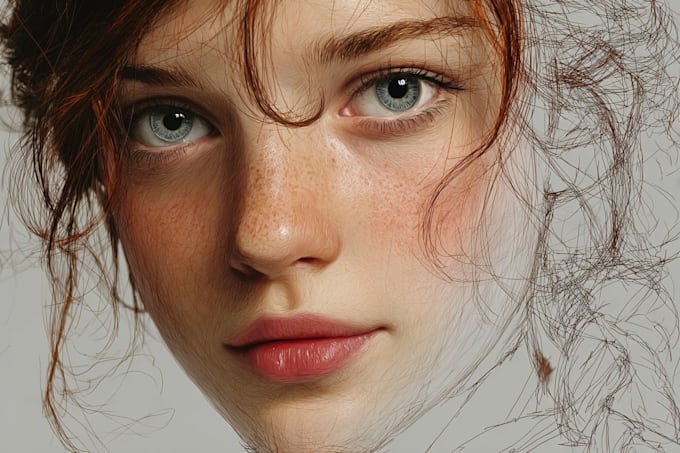 paint a realistic digital portrait