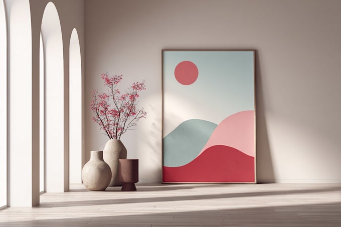design modern canvas wall art, minimal designs