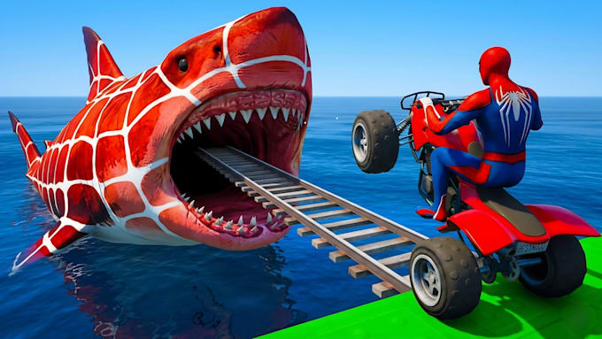create gta v parkour racing video gameplay