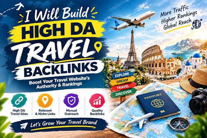 build high da travel backlinks
