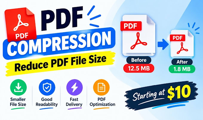 compress and reduce PDF file size