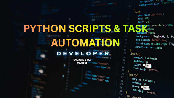python scripts, task automation